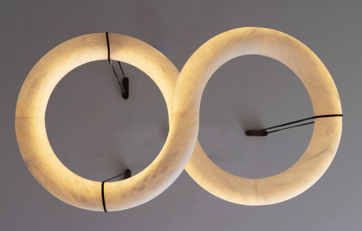 Glacera Designer Inspired Alabaster Chandelier Light for Living Room 35-Inch55-Inch56-Inch70-Inch96-Inchw