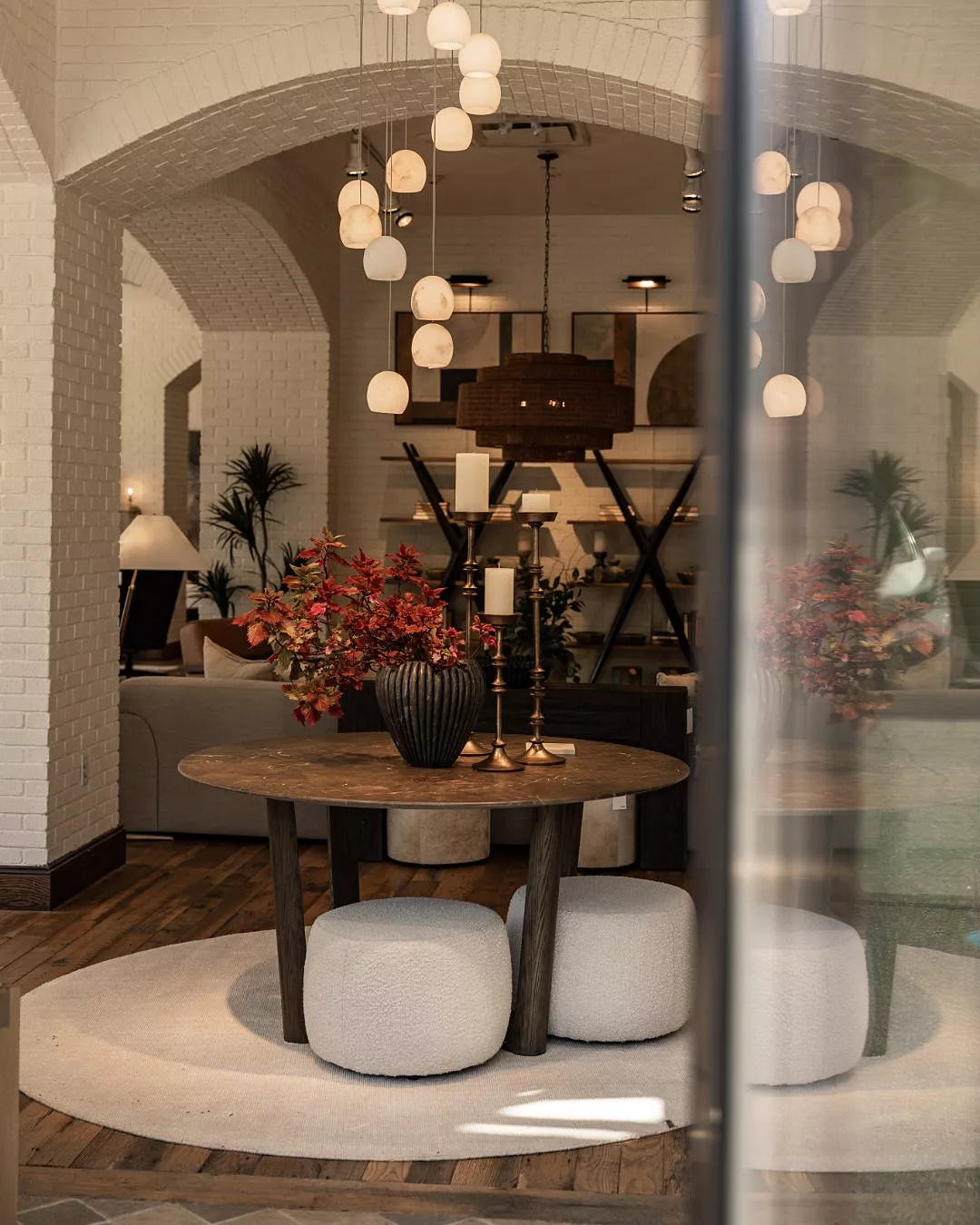 Arica Alabaster Rectangular Chandelier