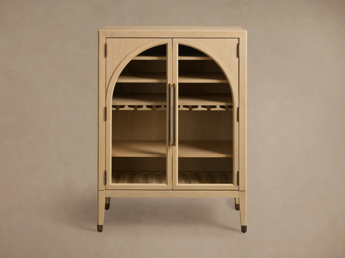 Hattie Low Bar Cabinet in Oak 36-Inchw