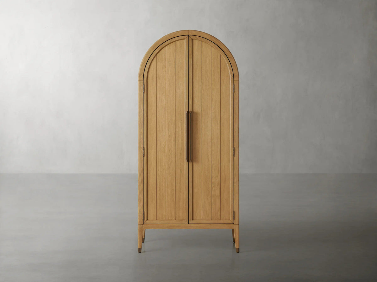 Hattie Accent Cabinet in Oak 36-Inchw 46-Inchw