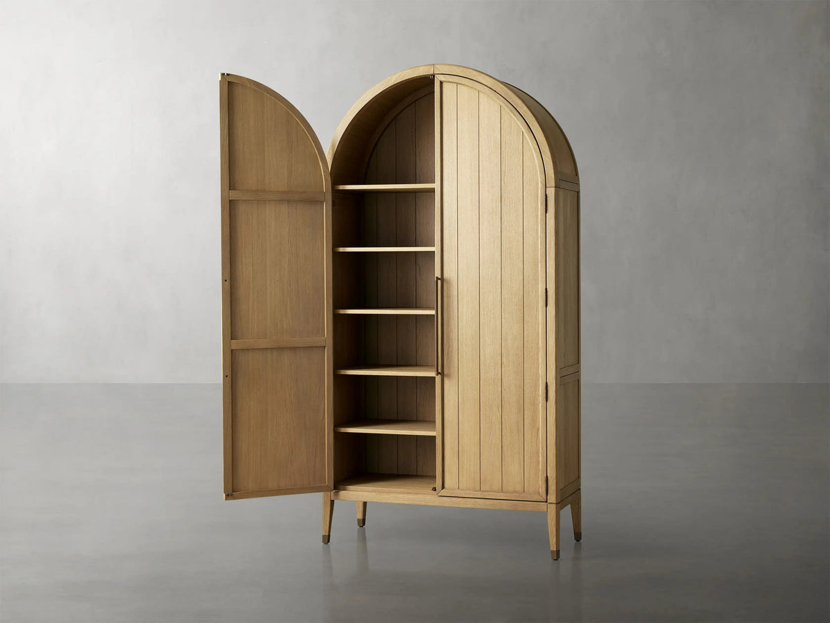 Hattie Accent Cabinet in Oak 36-Inchw 46-Inchw