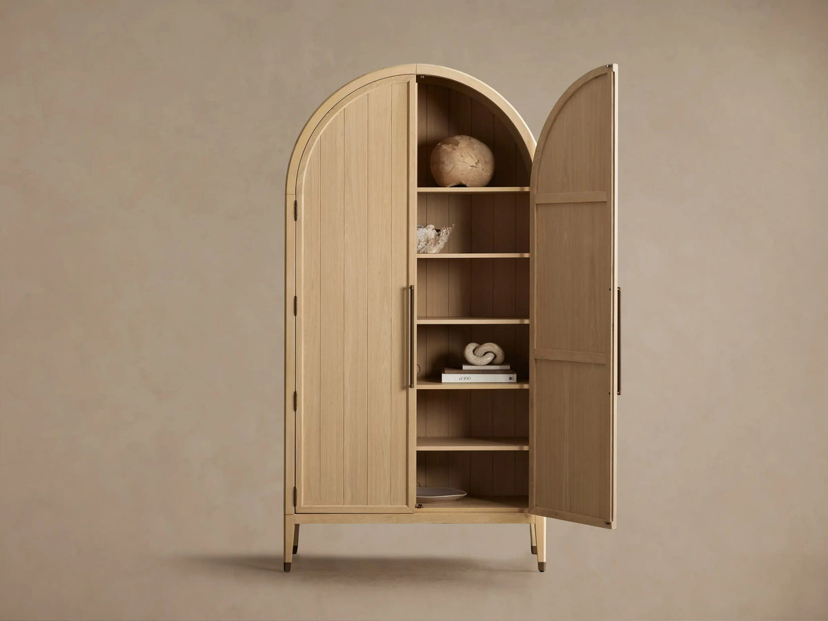 Hattie Accent Cabinet in Oak 36-Inchw 46-Inchw