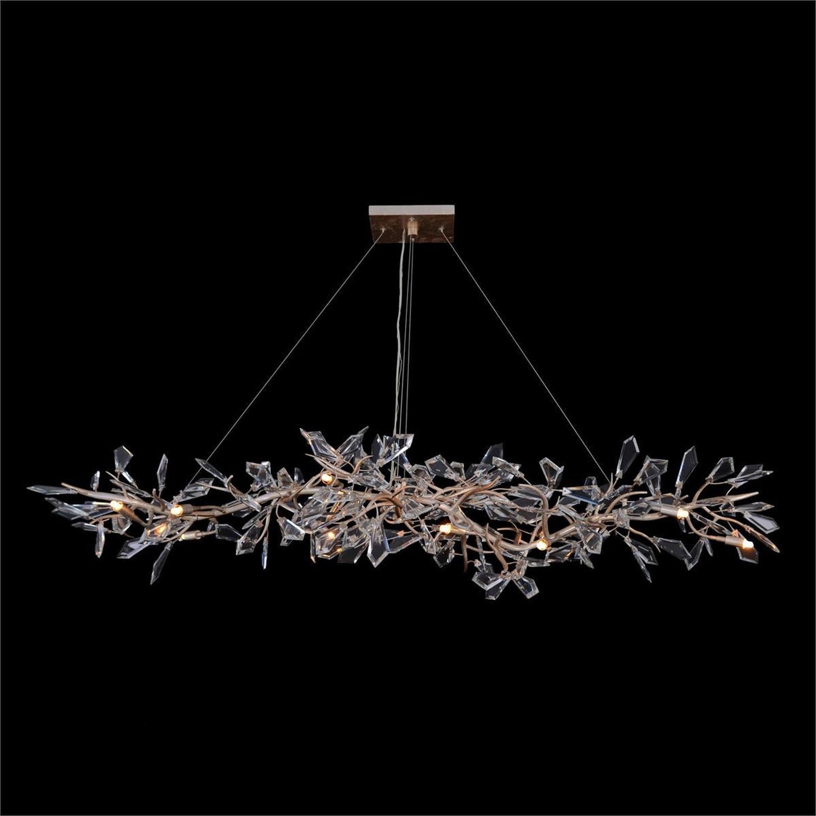 Kotta Fourteen - Light Cut - Crystal Oblong Chandelier - Blushlighting