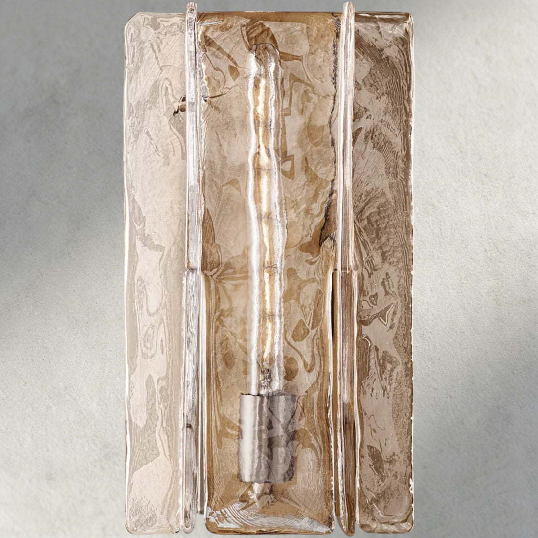Lattice Clear Glass Sconce 15", 30"