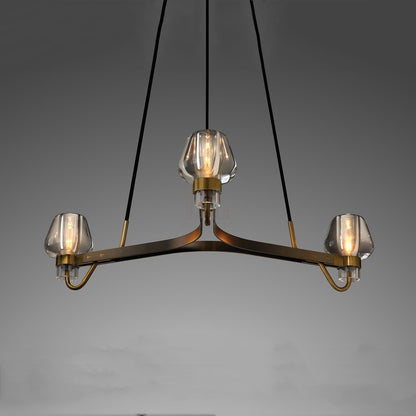 Letitia Crystal Chandelier 3 Light - Manor Lights
