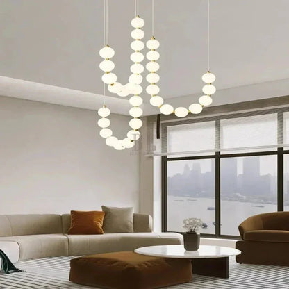 Lexi Modern Acrylic Orb Chandelier - Warm white 3000KManor Lights