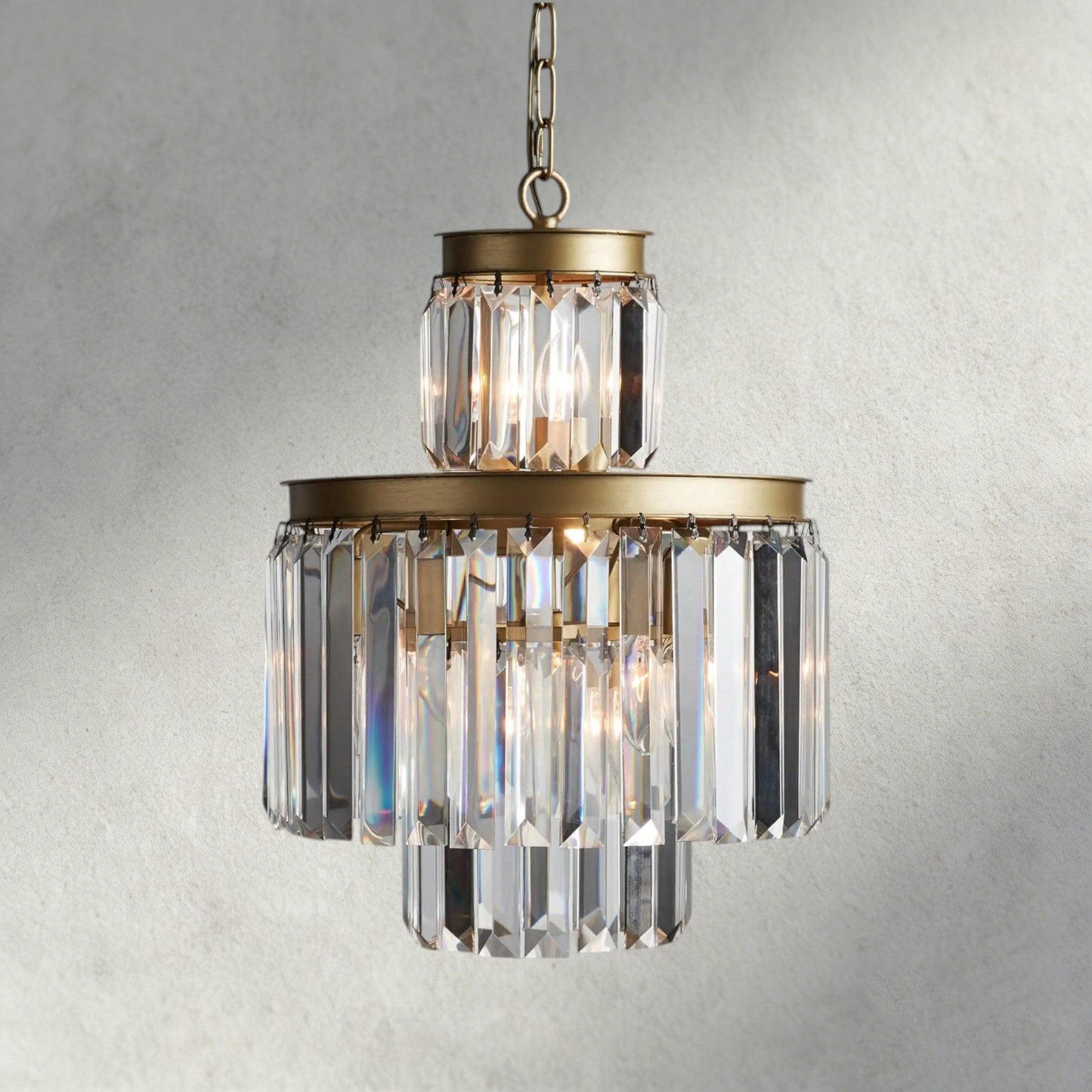 15" / Brass Leyland Chandelier 15", 20", 32"