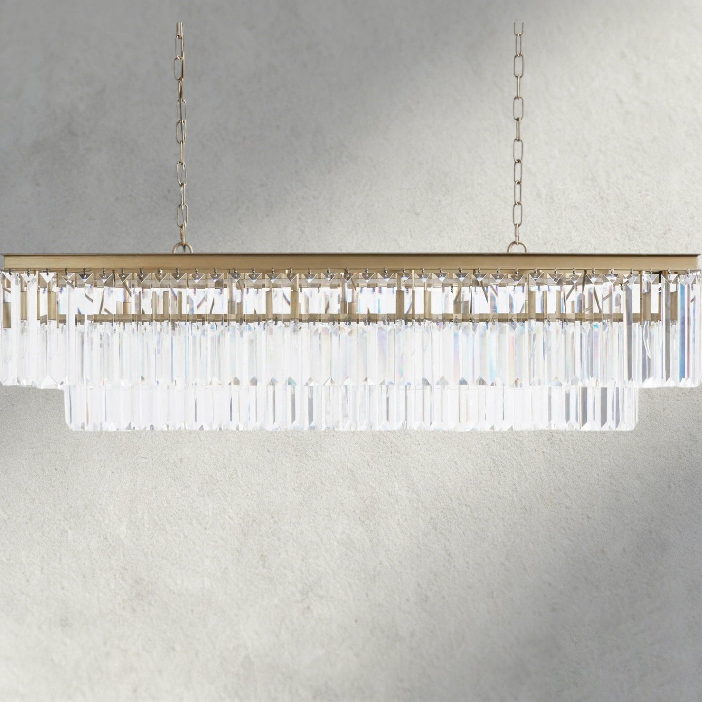 Leyland Tiered Rectangular Chandelier