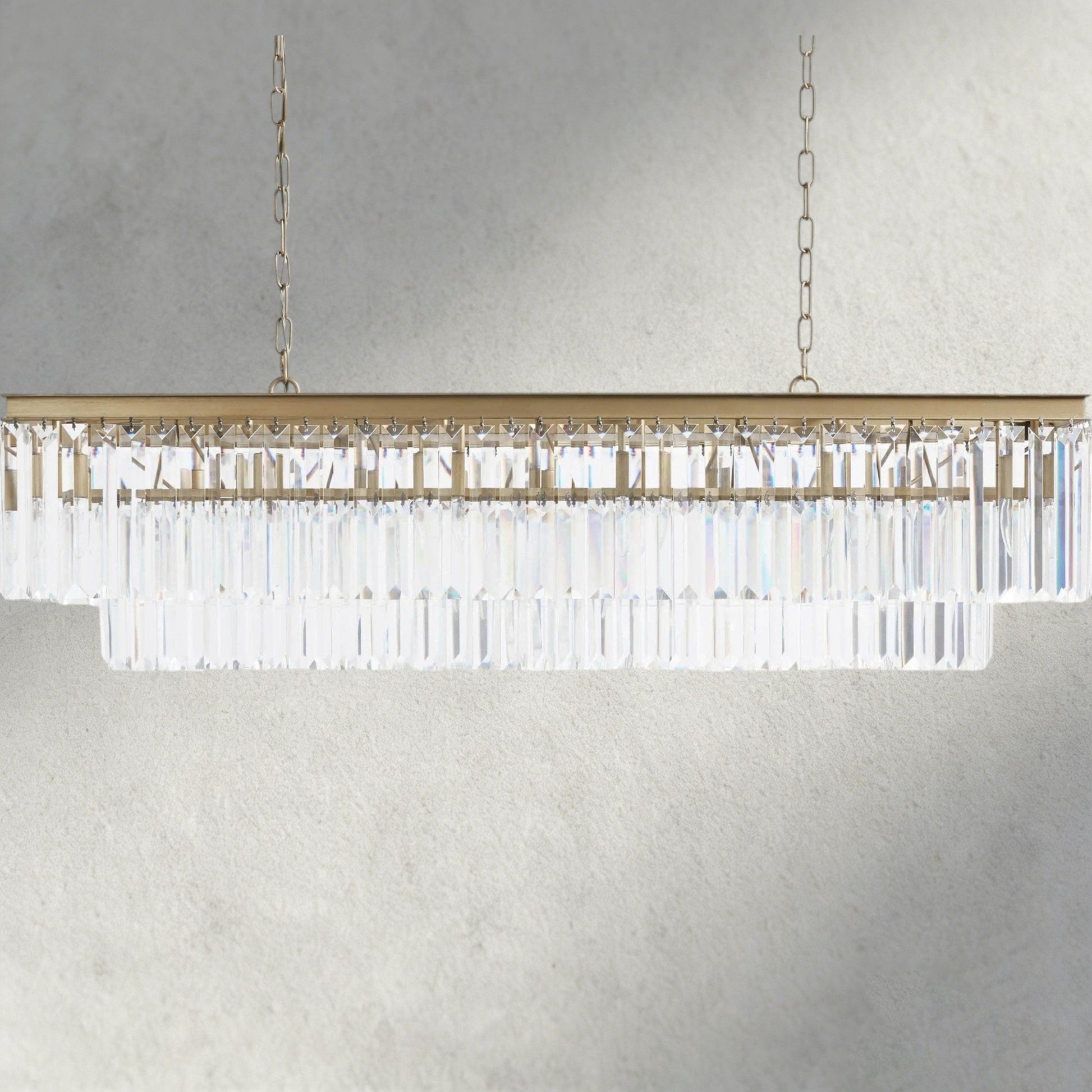 Leyland Tiered Rectangular Chandelier