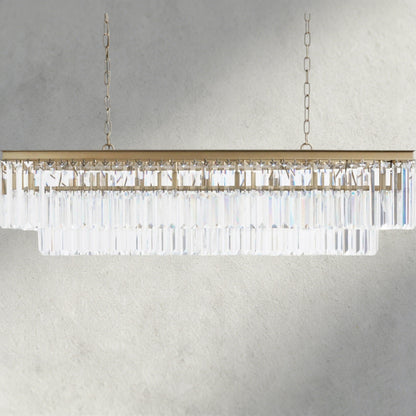 Leyland Tiered Rectangular Chandelier