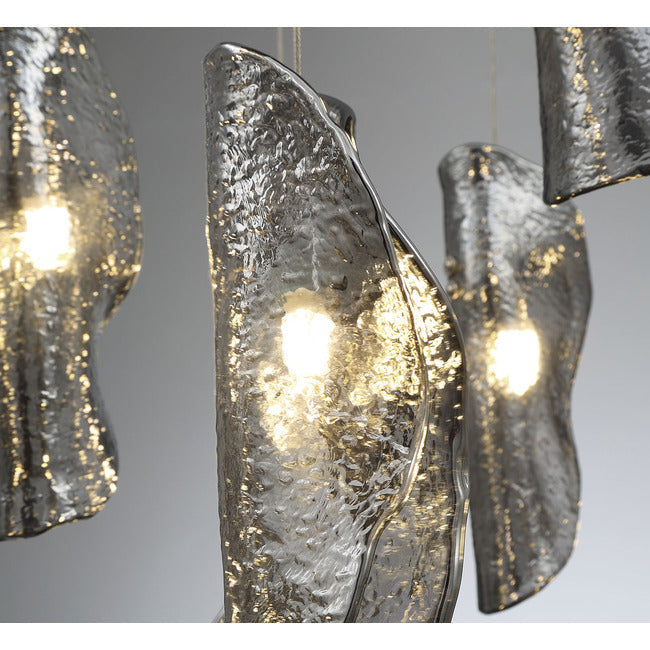 Flare Oval Multi Light Chandelier