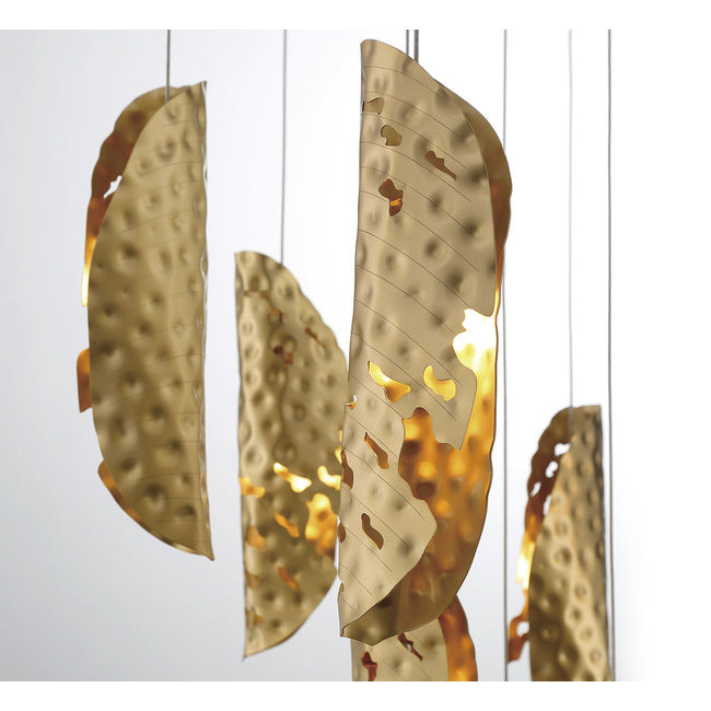 Flare Oval Multi Light Chandelier
