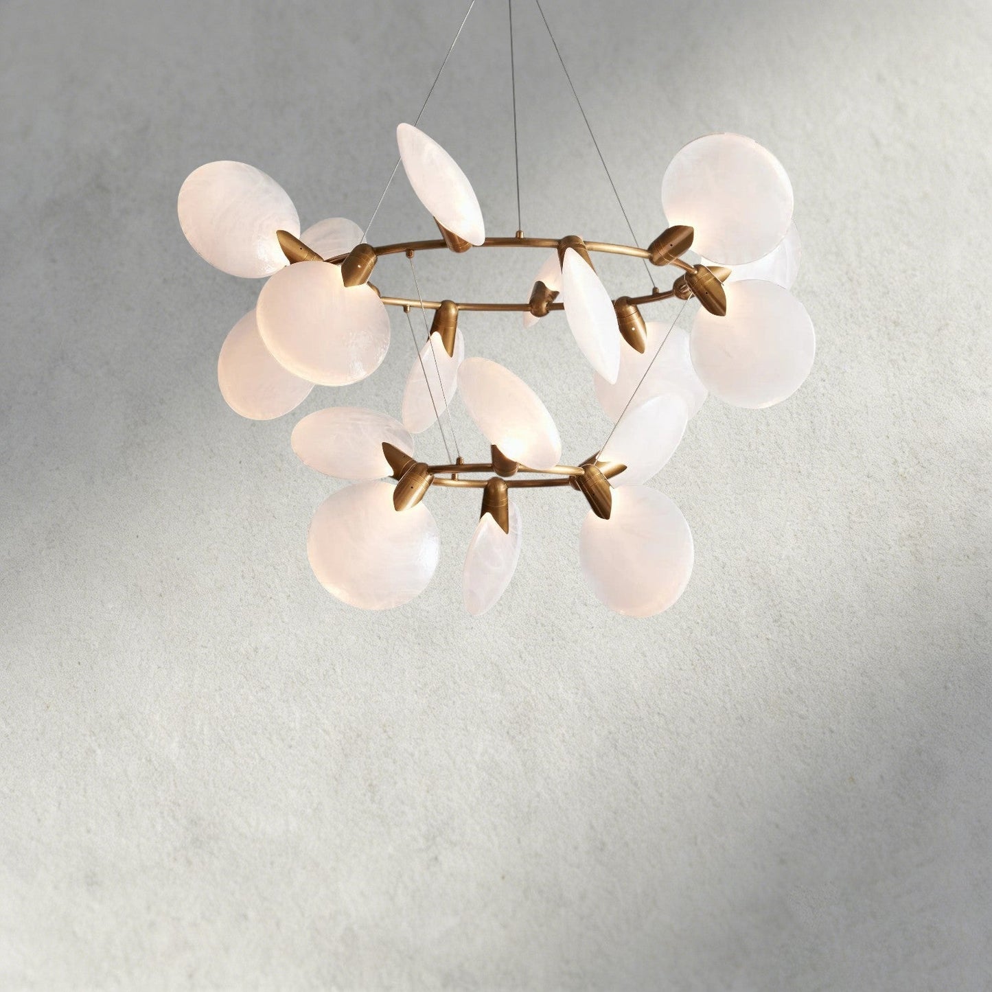 47" Lyla 2-Tier Round Chandelier
