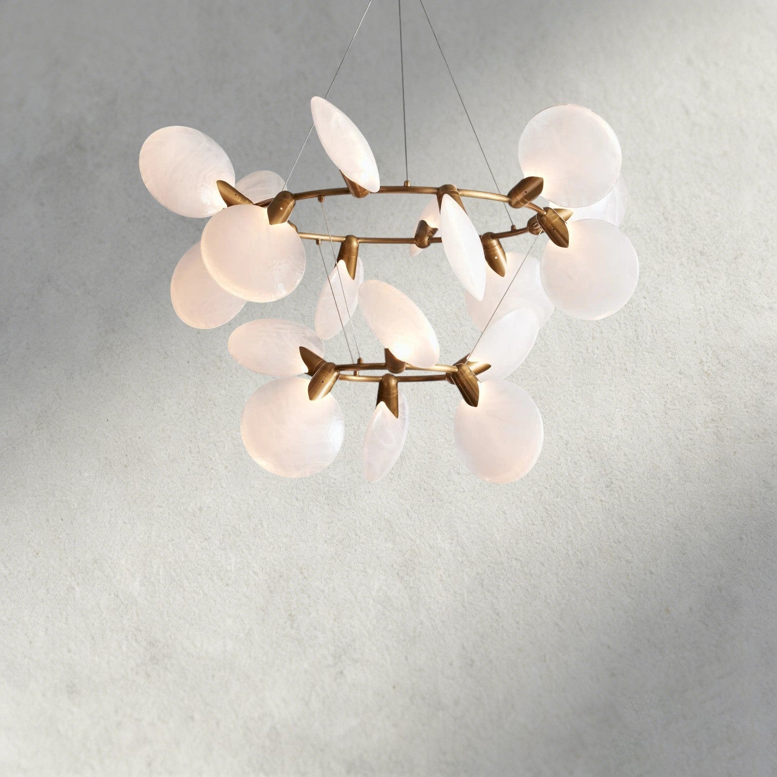 47" Lyla 2-Tier Round Chandelier