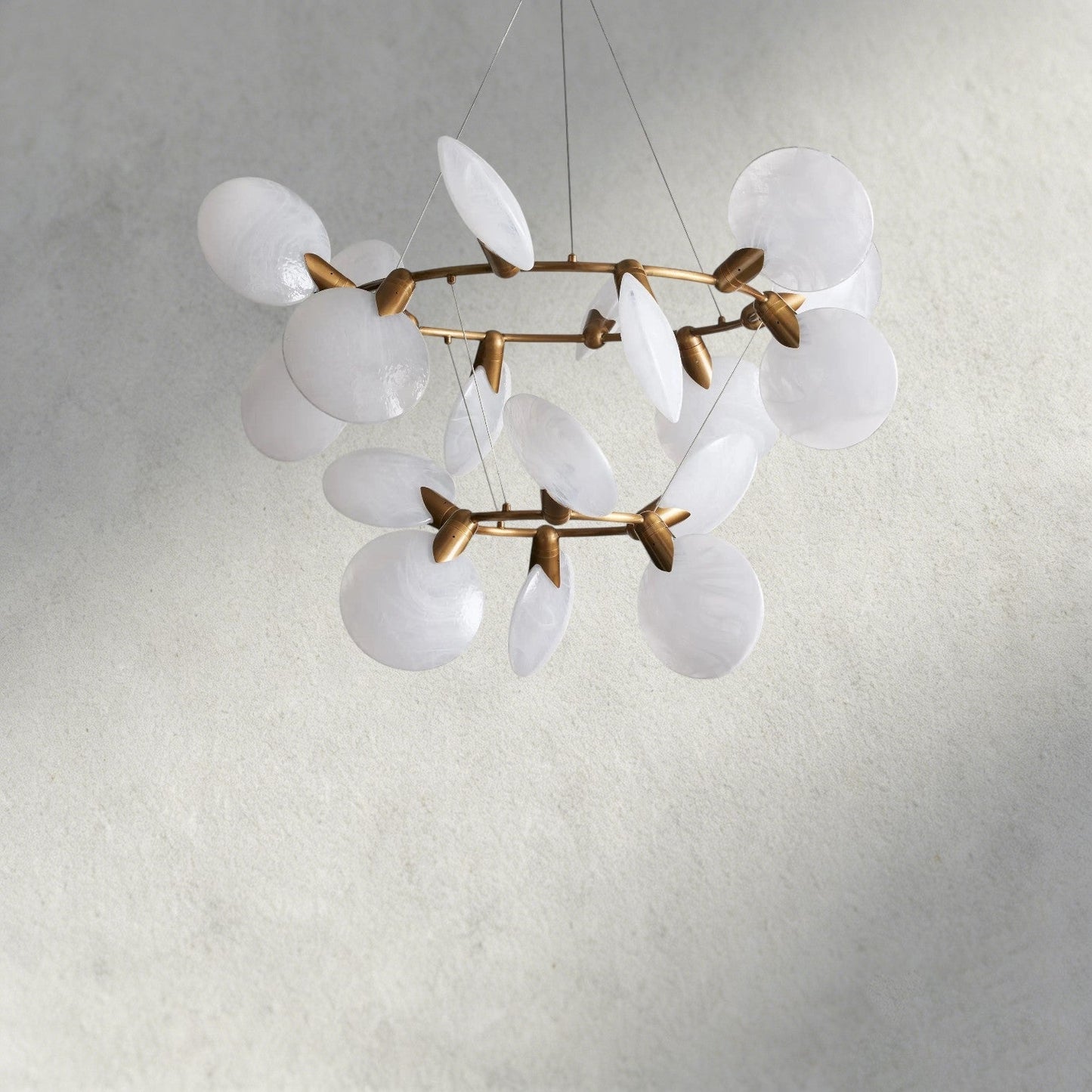 47" Lyla 2-Tier Round Chandelier