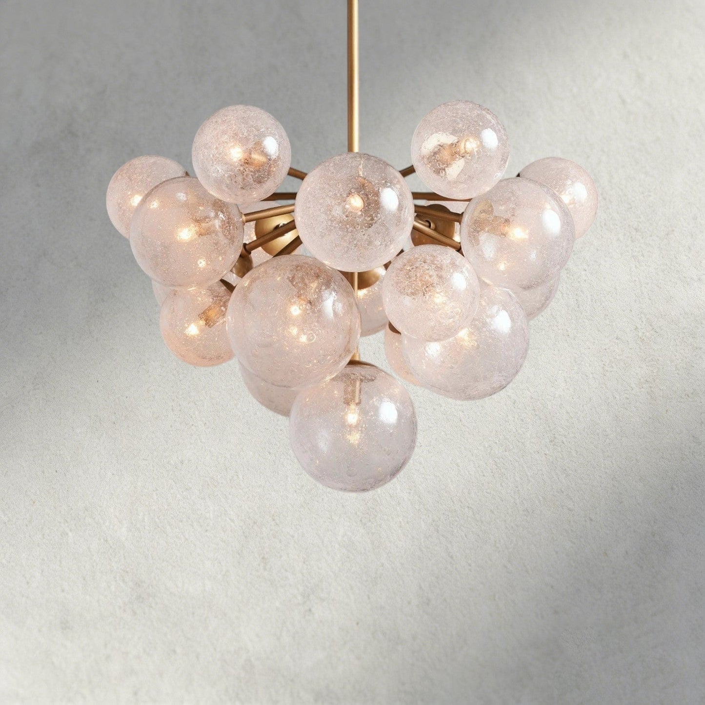 19 Lights / Brass Mandoza Chandelier 19/ 37 Lights