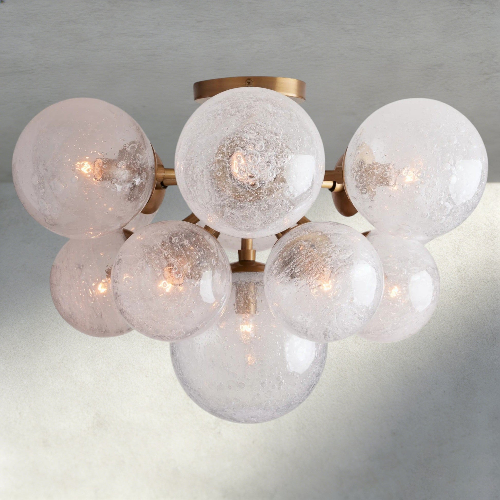 Brass Mandoza Flush Mount