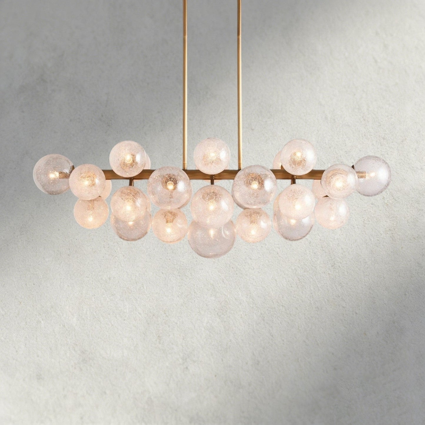Brass Mandoza Linear Chandelier