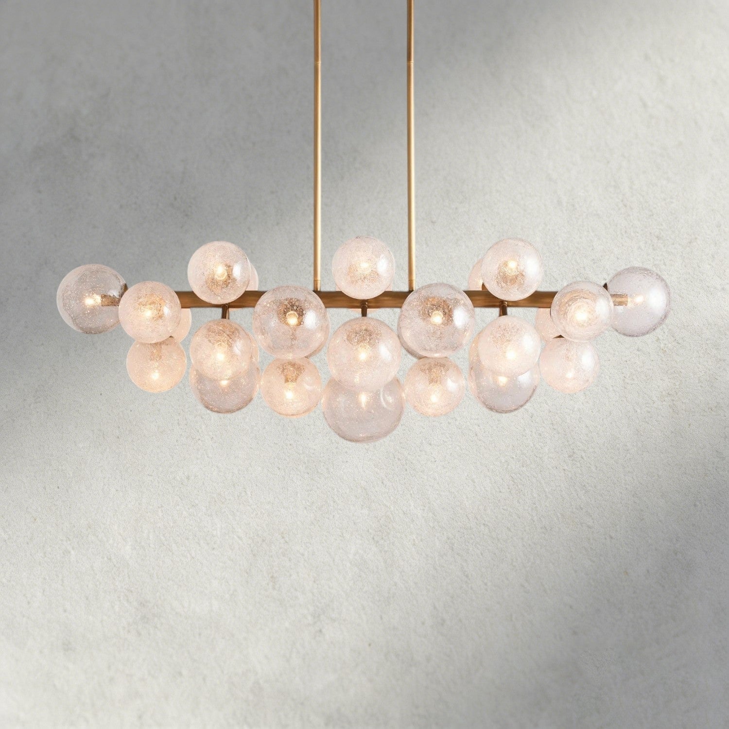 Brass Mandoza Linear Chandelier