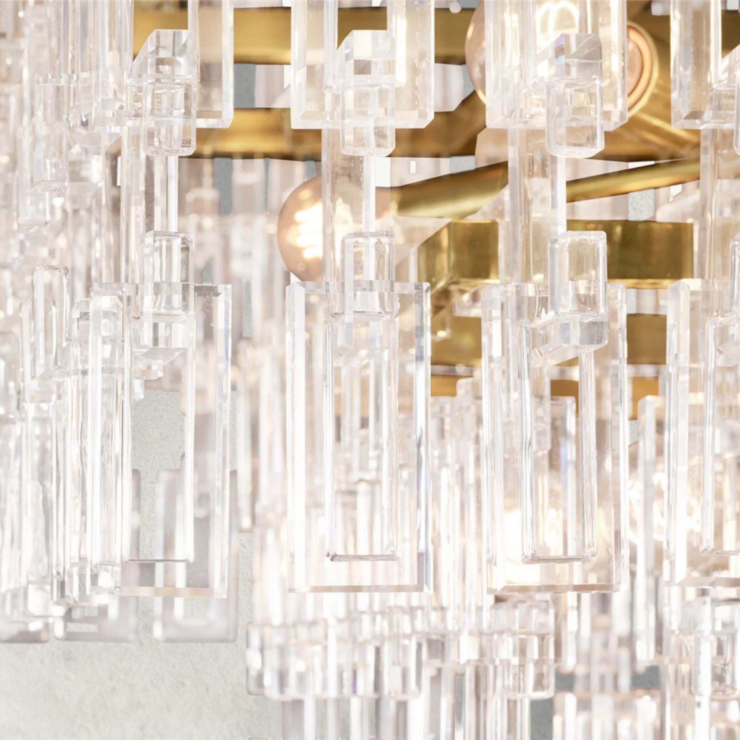 Marignan Tiered Rectangular Chandelier 60", 72"