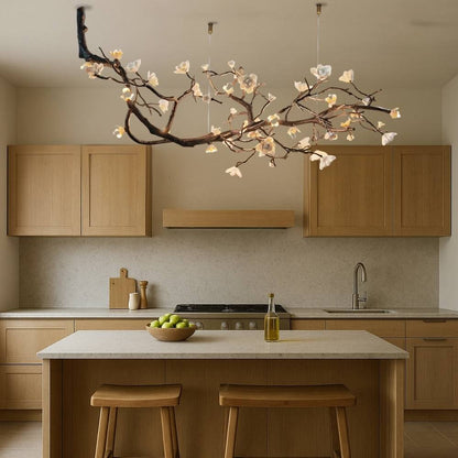 Minas Rustic Tree Branch Chandelier - Black47.24” ( 120 cm )Warm White 3000KBlushlighting