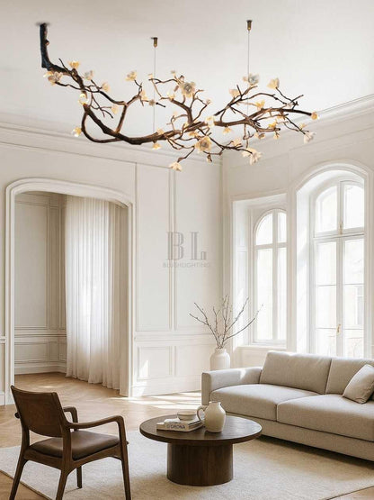 Minas Rustic Tree Branch Chandelier - Black47.24” ( 120 cm )Warm White 3000KBlushlighting