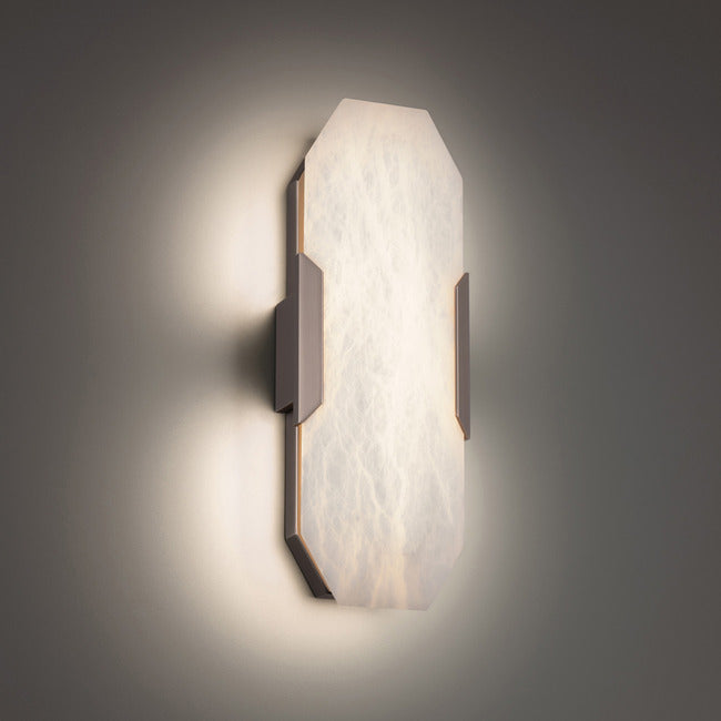 Obelisk Alabaster Wall Sconce