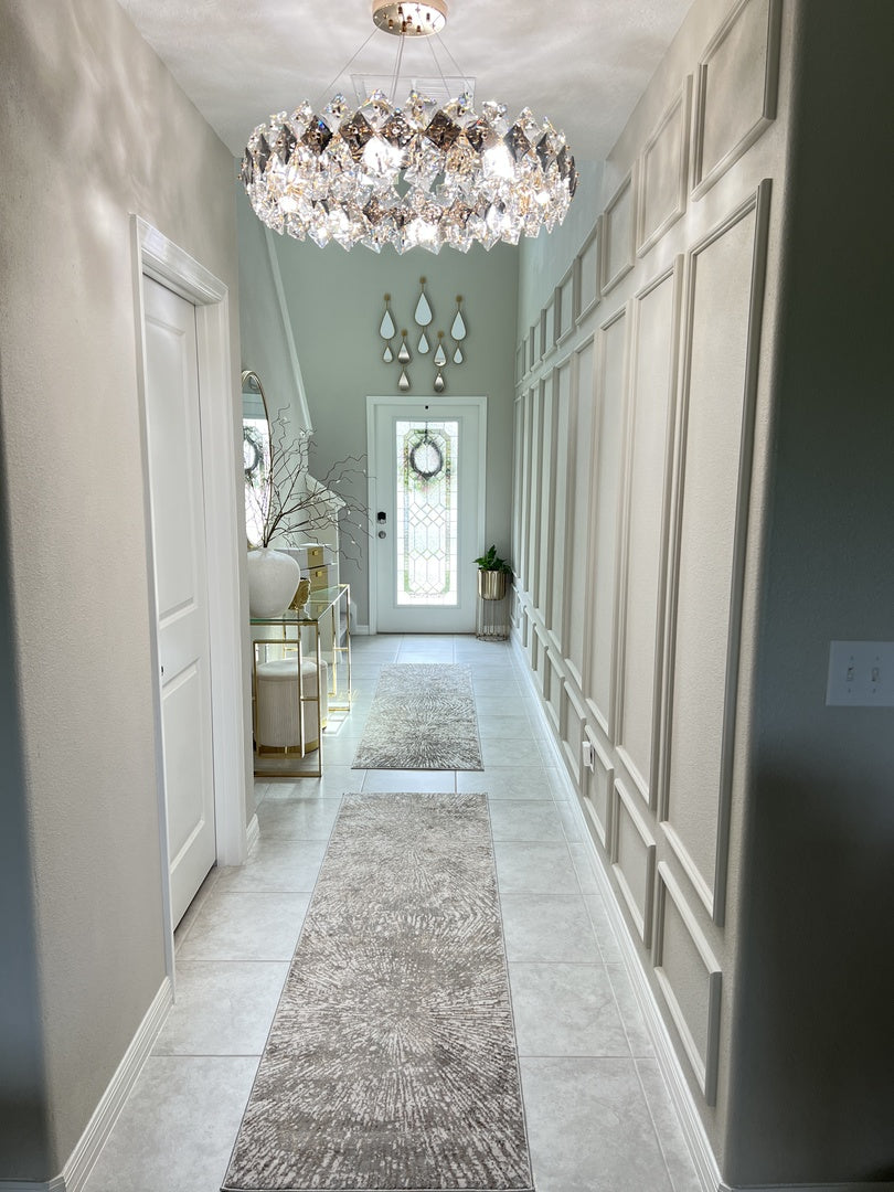 Prismatic Crystal Chandelier for Living Room Dining Room Ceiling Light