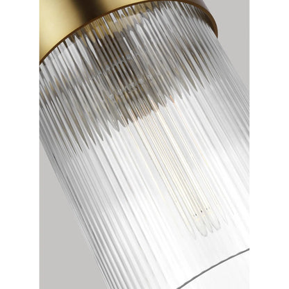 Celeste Ribbed Glass Pendant Light