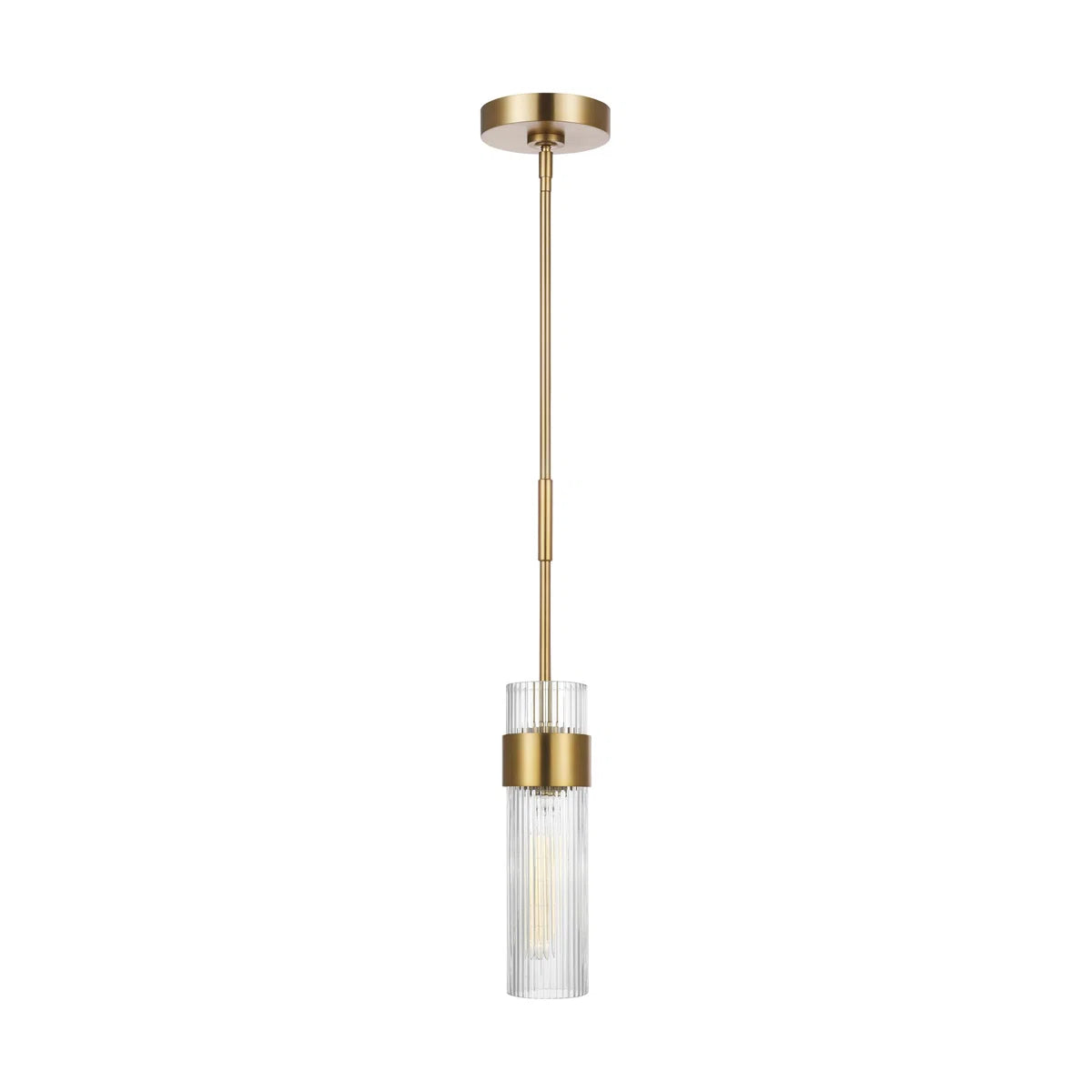 Celeste Ribbed Glass Pendant Light