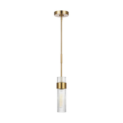 Celeste Ribbed Glass Pendant Light
