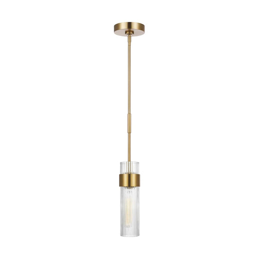 Celeste Ribbed Glass Pendant Light