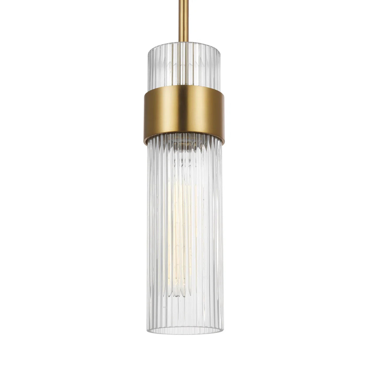 Celeste Ribbed Glass Pendant Light