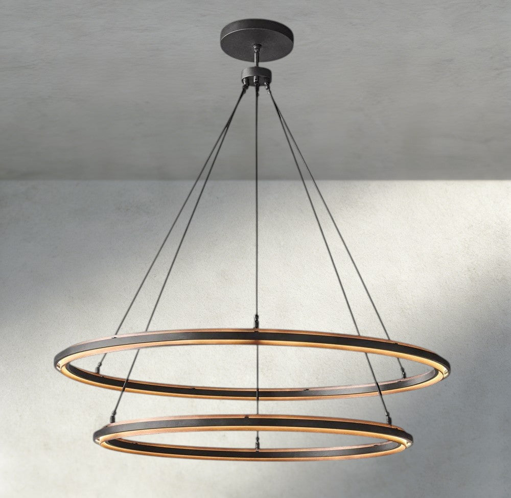 Peralta Round Chandelier 36", 48", 60", 2-Tier 60"