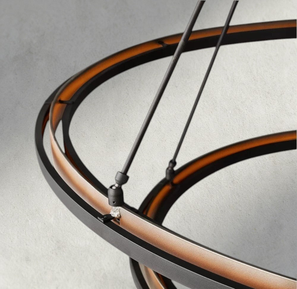 Peralta Round Chandelier 36", 48", 60", 2-Tier 60"