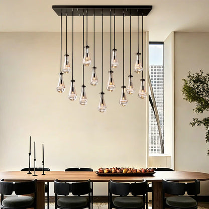 Rain Rectangular Chandelier 54", 72"