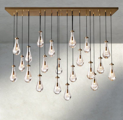 Rain Rectangular Chandelier 54", 72" - Manohaus