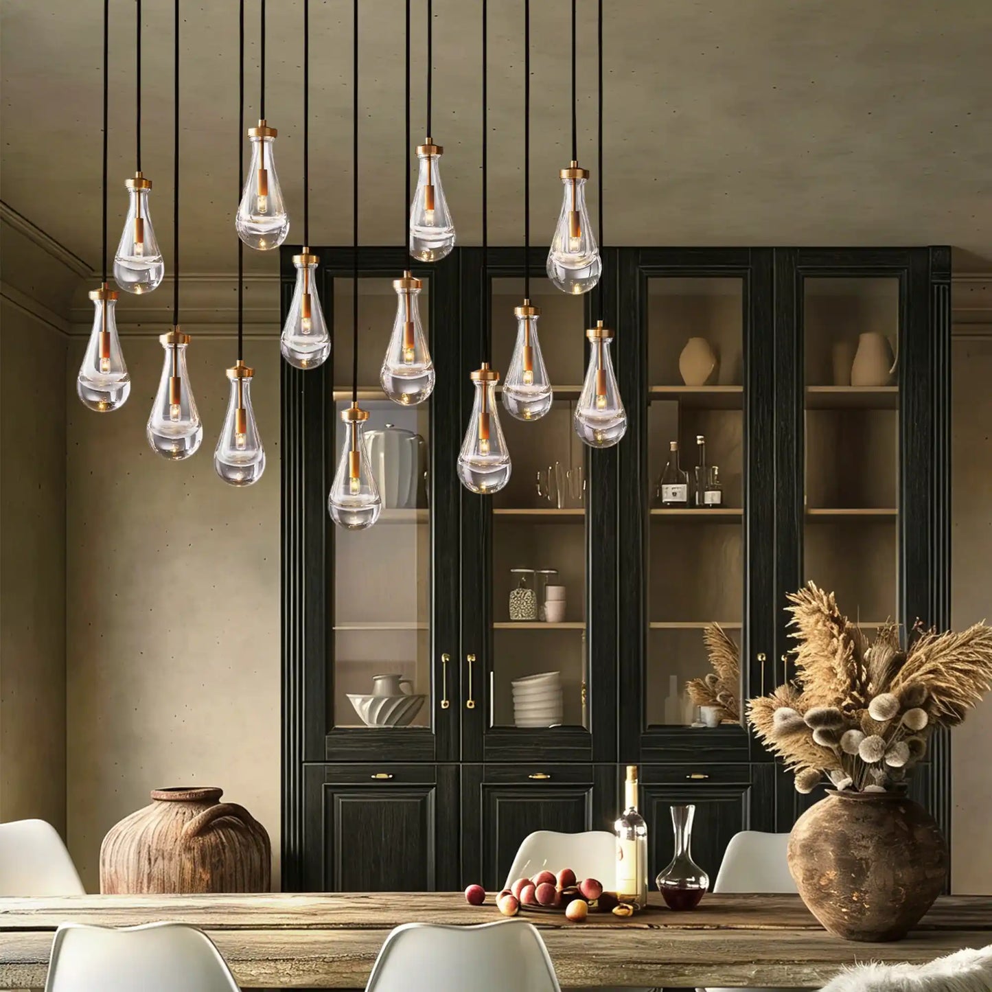 Rain Rectangular Chandelier 54", 72"