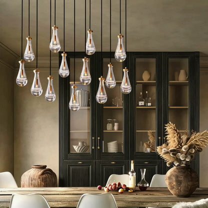 Rain Rectangular Chandelier 54", 72"