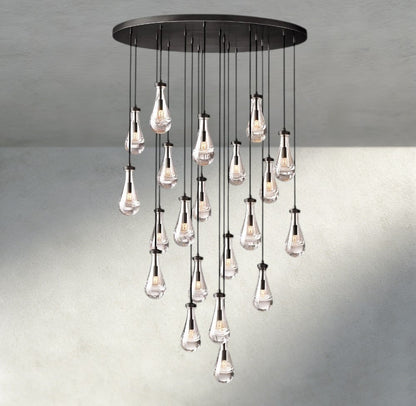 Rain Round Chandelier 18", 36", 47", 60" - Manohaus