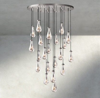 Rain Round Chandelier 18", 36", 47", 60" - Manohaus