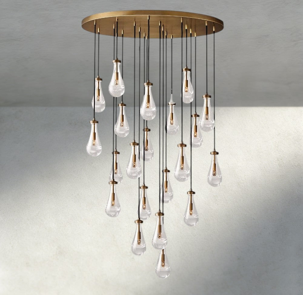 Rain Round Chandelier 18", 36", 47", 60" - Manohaus