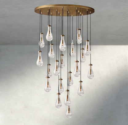 Rain Round Chandelier 18", 36", 47", 60" - Manohaus