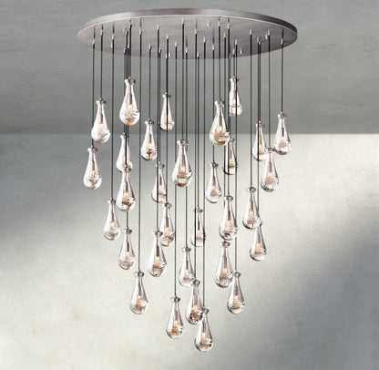 Rain Round Chandelier 18", 36", 47", 60" - Manohaus