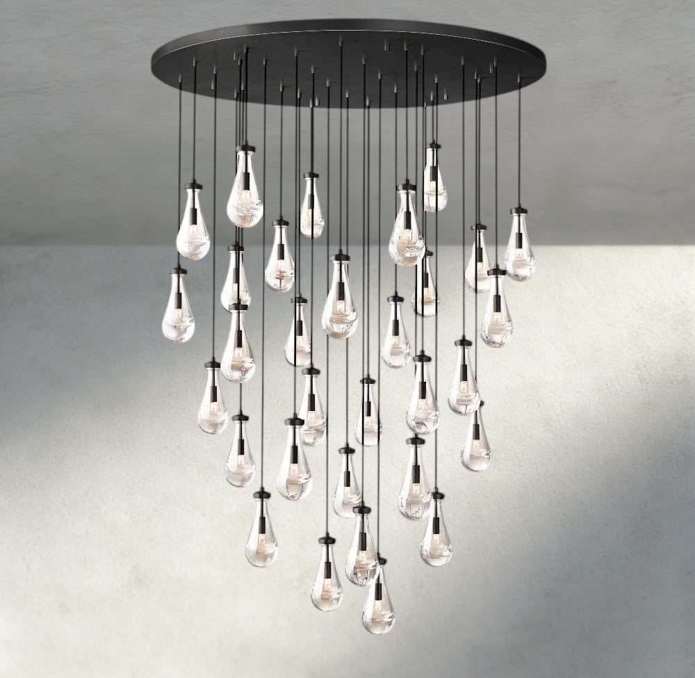 Rain Round Chandelier 18", 36", 47", 60" - Manohaus