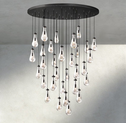 Rain Round Chandelier 18", 36", 47", 60" - Manohaus