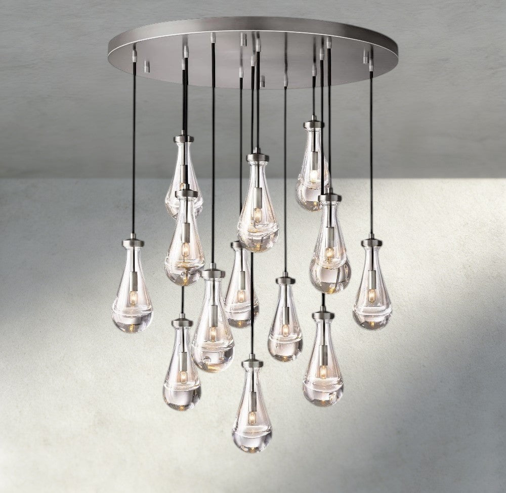 Rain Round Chandelier 18", 36", 47", 60" - Manohaus