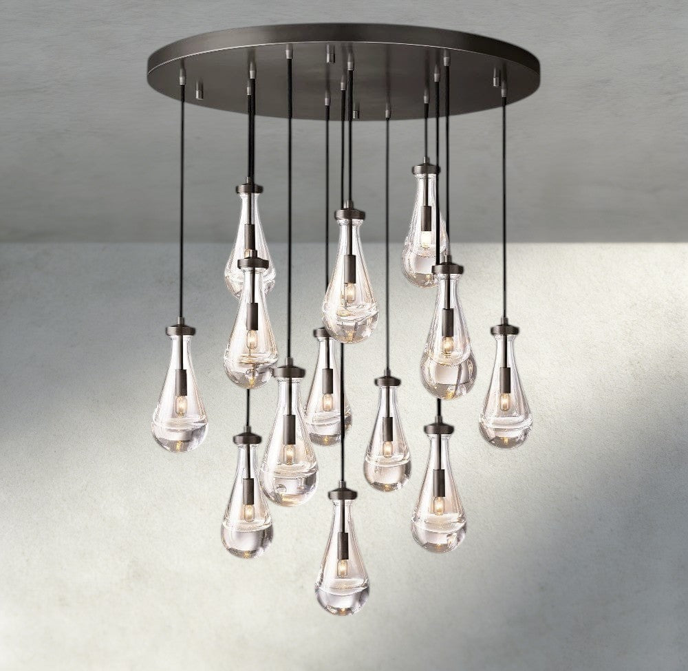 Rain Round Chandelier 18", 36", 47", 60" - Manohaus
