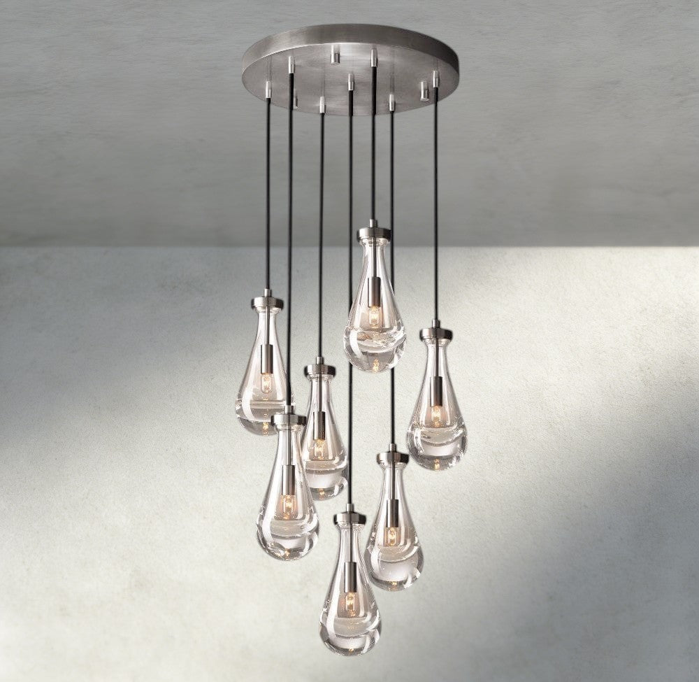Rain Round Chandelier 18", 36", 47", 60" - Manohaus