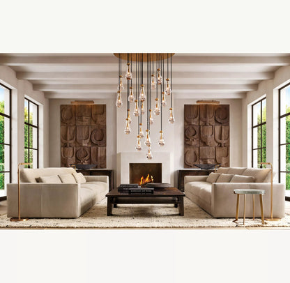 Rain Round Chandelier 18", 36", 47", 60" - Manohaus